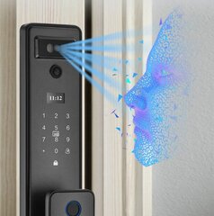 Smart biometrinen ovilukko kameralla hinta ja tiedot | Turvajärjestelmien tarvikkeet | hobbyhall.fi