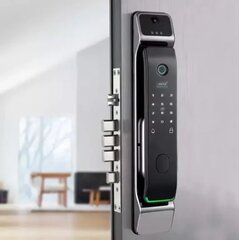 Smart biometrinen ovilukko kameralla hinta ja tiedot | Turvajärjestelmien tarvikkeet | hobbyhall.fi