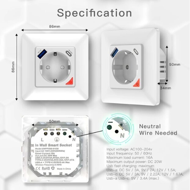 Smart pistorasia hinta ja tiedot | Kytkimet ja pistorasiat | hobbyhall.fi