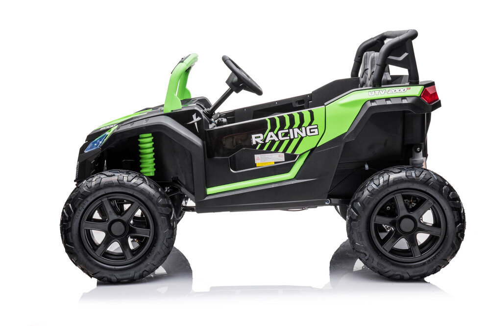 Kaksipaikkainen sähköauto lapsille UTV-2000 Buggy Strong A032, vihreä hinta ja tiedot | Lasten sähköautot | hobbyhall.fi