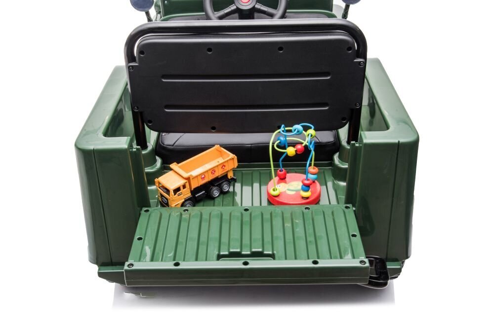 Lasten sähkökäyttöinen yksipaikkainen jeeppi JH-103 4x4, vihreä hinta ja tiedot | Lasten sähköautot | hobbyhall.fi