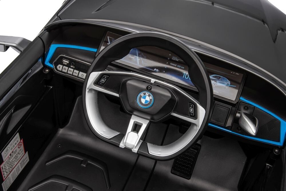 Sähköauto lapsille, BMW i4 4x4, musta hinta ja tiedot | Lasten sähköautot | hobbyhall.fi