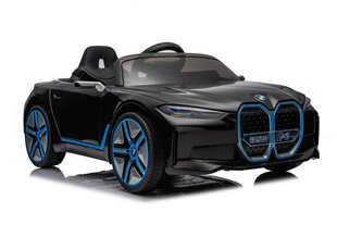 Sähköauto lapsille, BMW i4 4x4, musta hinta ja tiedot | Lasten sähköautot | hobbyhall.fi