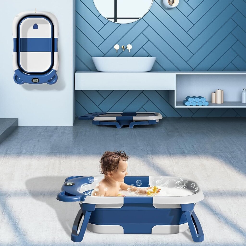 Vauvan kylpyamme LED-lämpötila-anturilla hinta ja tiedot | Kylpyvälineet | hobbyhall.fi