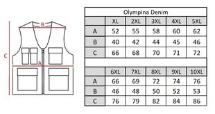 Miesten liivi Olympina denim hinta ja tiedot | Miesten liivit | hobbyhall.fi