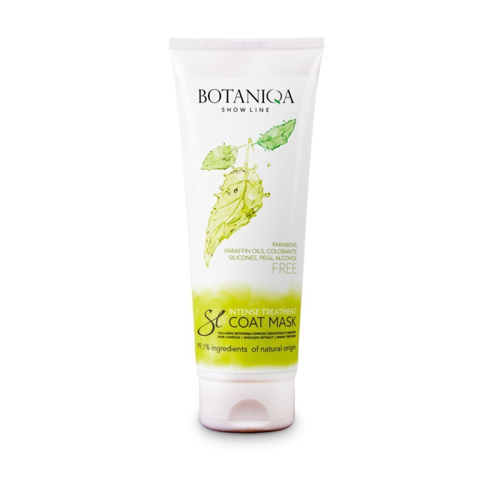 Botaniqa Show Line Intense Treatment Coat Mask koirille 250ml hinta ja tiedot | Shampoot ja hoitoaineet lemmikeille | hobbyhall.fi