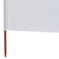 vidaXL Tuulensuojakangas 6 paneelilla 800x160 cm hiekan valkoinen hinta ja tiedot | Aurinkovarjot ja markiisit | hobbyhall.fi