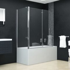 vidaXL Taittuva suihkukaappi ESG 120x68x130 cm hinta ja tiedot | Kylpyhuonetarvikkeet | hobbyhall.fi