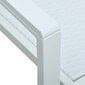 vidaXL Puutarhatuolit 4 kpl valkoinen muovi rottinkityyli hinta ja tiedot | Puutarhatuolit | hobbyhall.fi