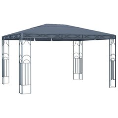 vidaXL Huvimaja 400 x 300 cm antrasiitti hinta ja tiedot | Puutarhapaviljongit | hobbyhall.fi