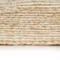 vidaXL Käsintehty pyöreä juuttimatto valkoisella spiraalilla 150 cm hinta ja tiedot | Isot matot | hobbyhall.fi