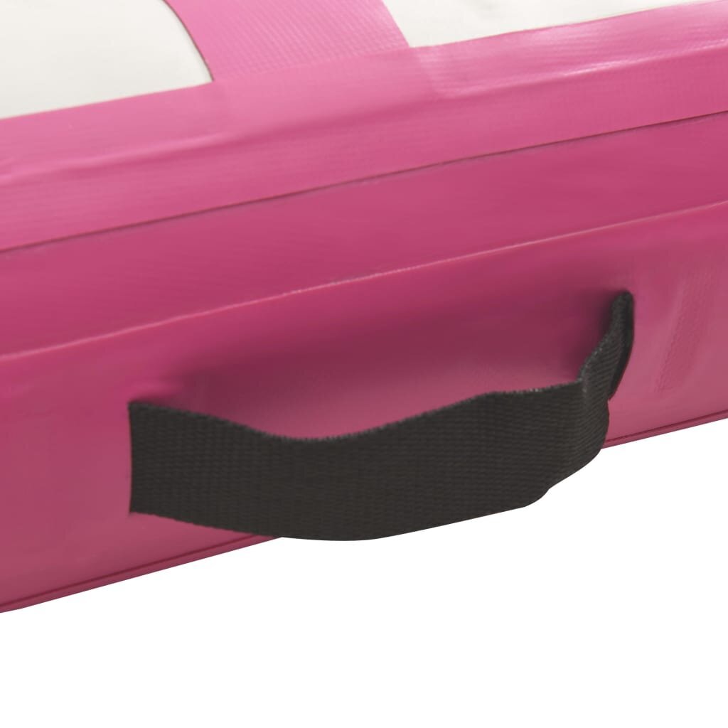 vidaXL Täytettävä voimistelumatto pumpulla 200x200x15 cm PVC pinkki hinta ja tiedot | Joogamatot | hobbyhall.fi
