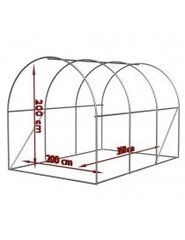 Taitettava puutarhafoliokasvihuone 2x3,5x2m hinta ja tiedot | Kasvihuoneet | hobbyhall.fi