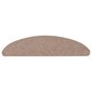 vidaXL Itsekiinnittyvät porrasmatot 15 kpl 56x17x3 cm beige hinta ja tiedot | Isot matot | hobbyhall.fi