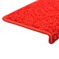 vidaXL Porrasmatot 5 kpl 65x21x4 cm punainen hinta ja tiedot | Isot matot | hobbyhall.fi