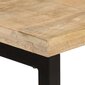 vidaXL Ruokapöytä 110x50x76 cm täysi mangopuu hinta ja tiedot | Ruokapöydät | hobbyhall.fi