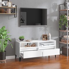 vidaXL TV-taso valkoinen 100x34,5x44,5 cm tekninen puu hinta ja tiedot | TV-tasot | hobbyhall.fi