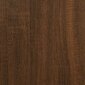 vidaXL Sängynrunko ruskea tammi 75x190 cm tekninen puu hinta ja tiedot | Sängyt | hobbyhall.fi