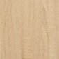 vidaXL Sängynrunko Sonoma-tammi 160x200 cm tekninen puu hinta ja tiedot | Sängyt | hobbyhall.fi