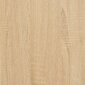 vidaXL Sängynrunko Sonoma-tammi 140x190 cm tekninen puu hinta ja tiedot | Sängyt | hobbyhall.fi