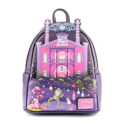 Loungefly: Disney Princess And The Frog Tiana'S Palace Mini Backpack (WDBK1872) hinta ja tiedot | Pelien oheistuotteet | hobbyhall.fi