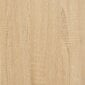 vidaXL Sängynrunko Sonoma-tammi 150x200 cm tekninen puu hinta ja tiedot | Sängyt | hobbyhall.fi