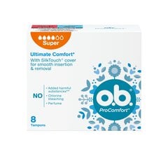 Tamponit OB Pro Comfort Super 8 kpl. hinta ja tiedot | O.B. Hygieniatuotteet | hobbyhall.fi