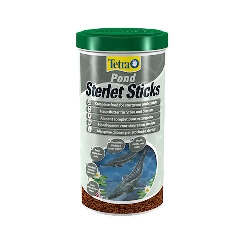 Maistas eršketinėms žuvims Tetra Pond Sterlet Sticks, 1 L hinta ja tiedot | Kalanruoka | hobbyhall.fi