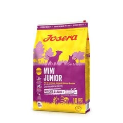 Josera Mini Junior mažų veislių šuniukams su antiena, 10 kg hinta ja tiedot | Koiran kuivaruoka | hobbyhall.fi