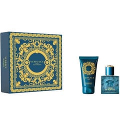 Kosmetiikkasetti Versace Eros miehille: hajuvesi EDT, 30 ml + suihkugeeli, 50 ml hinta ja tiedot | Versace Miesten asusteet | hobbyhall.fi