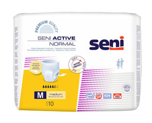 SENI Active Normal Premium Medium kertakäyttövaipat, 10kpl hinta ja tiedot | Seni Hajuvedet ja kosmetiikka | hobbyhall.fi