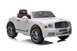 Yhden hengen sähköauto lapsille Bentley Mulsanne, valkoinen hinta ja tiedot | Lasten sähköautot | hobbyhall.fi