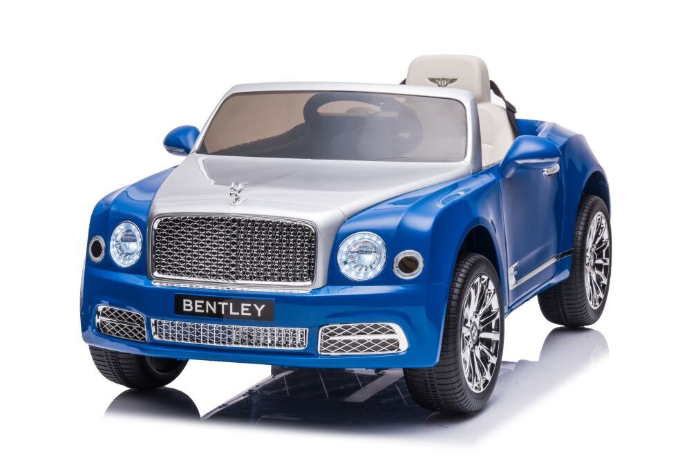 Yhden hengen sähköauto lapsille Bentley Mulsanne, sininen hinta ja tiedot | Lasten sähköautot | hobbyhall.fi