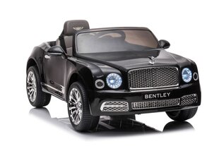 Bentley Mulsanne, yksittäinen sähköauto lapsille, musta ja valkoinen hinta ja tiedot | Lasten sähköautot | hobbyhall.fi