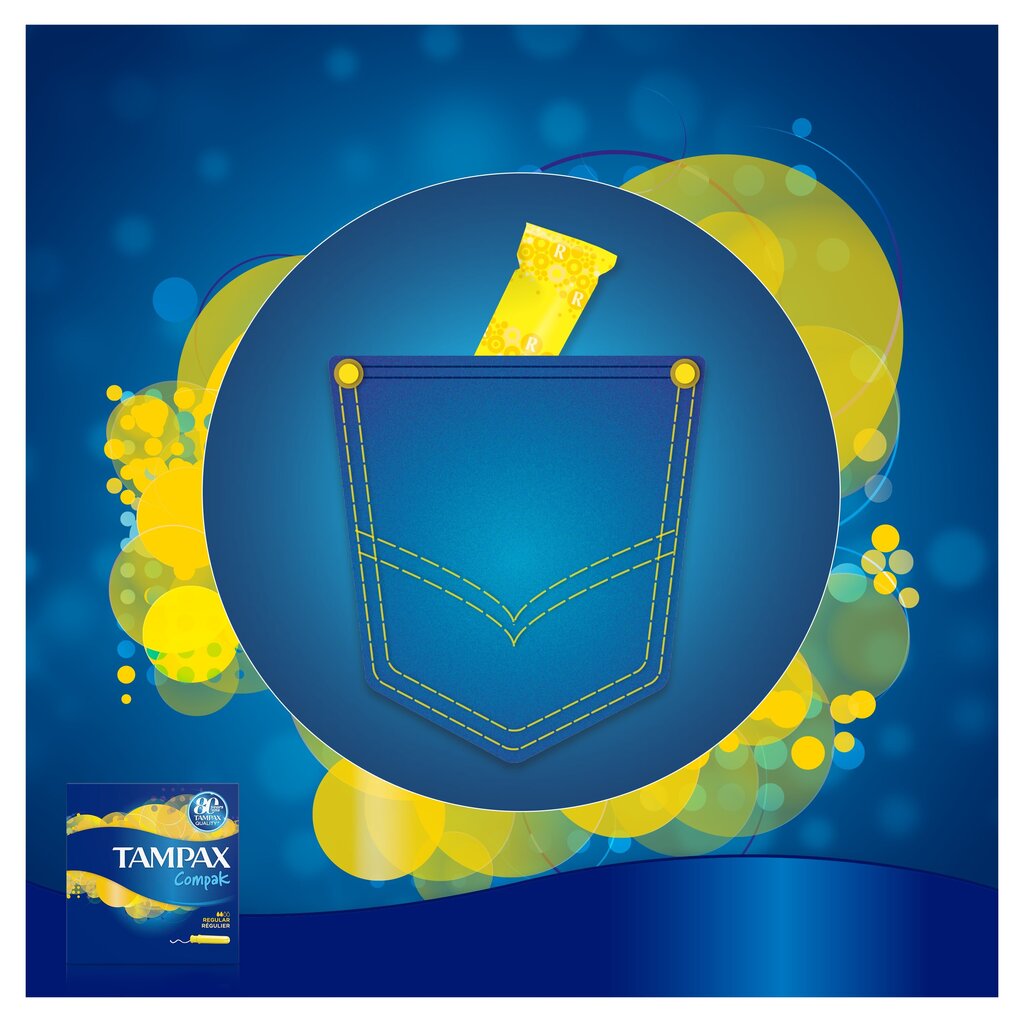 Tamponit TAMPAX Compak Regular, 16 kpl. hinta ja tiedot | Tamponit ja terveyssiteet | hobbyhall.fi