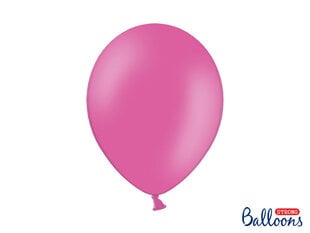 Vahvat ilmapallot 30 cm Pastel Hot, pinkki, 100 kpl. hinta ja tiedot | Ilmapallot | hobbyhall.fi