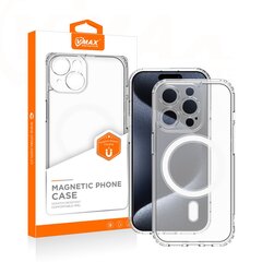 Vmax Acrylic Anti-drop Mag case for iPhone 15 Pro 6,1" transparent hinta ja tiedot | Puhelimen kuoret ja kotelot | hobbyhall.fi