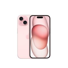 Apple iPhone 15, 128 GB, vaaleanpunainen hinta ja tiedot | Matkapuhelimet | hobbyhall.fi