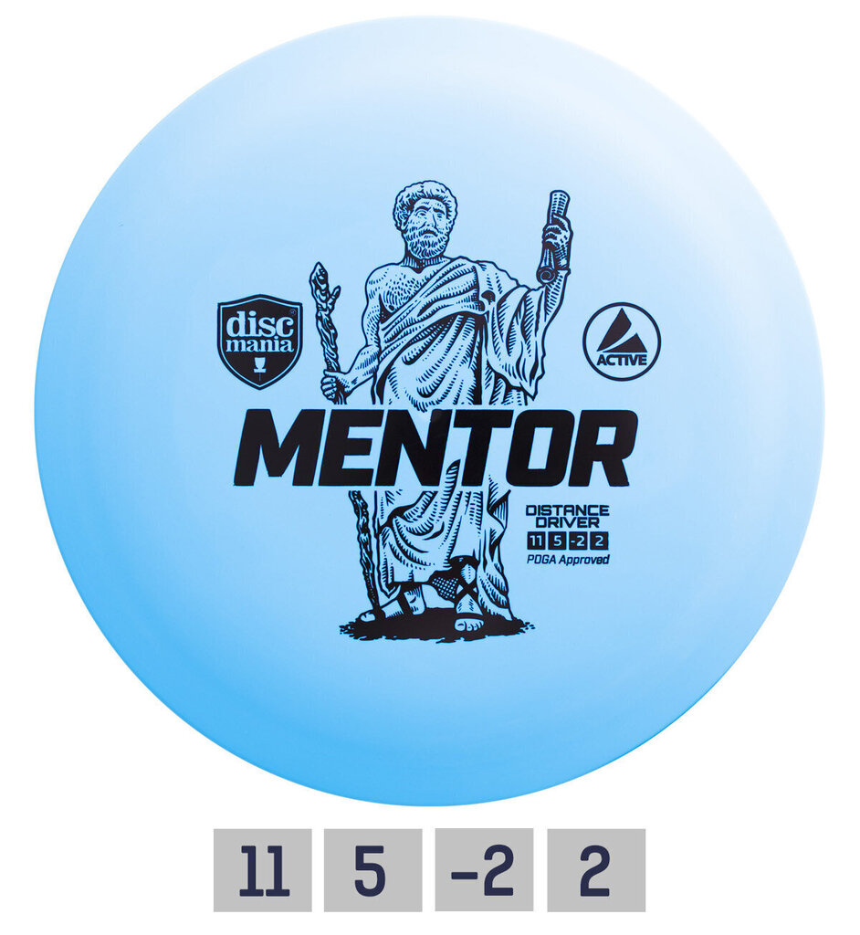 Frisbee Distance Driver MENTOR 11/5/-2/2 hinta ja tiedot | Frisbeegolf | hobbyhall.fi