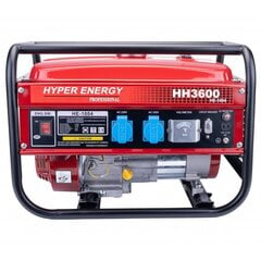 Bensiinigeneraattori Hyper Energy, 2500W hinta ja tiedot | Aggregaatit | hobbyhall.fi