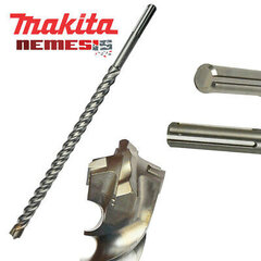 Karbidimetallipora "Makita Nemesis" 30 mm pituus 570 mm SDS-Max hinta ja tiedot | Käsityökalut | hobbyhall.fi