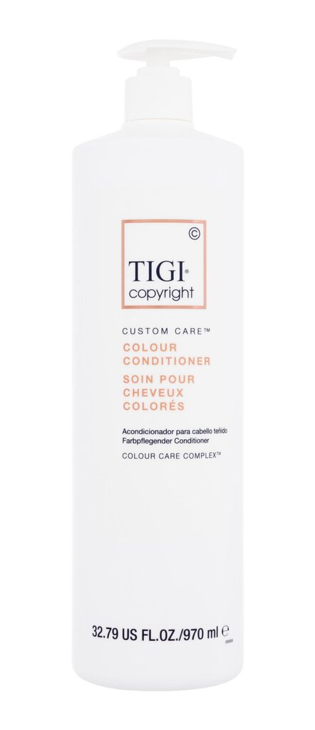 TIGI COPYRIGHT Colour Conditioner hoitoaine värjätyille hiuksille 970 ml hinta ja tiedot | Hoitoaineet | hobbyhall.fi