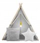 Lasten teltta lampulla, harmaa hinta ja tiedot | Lasten leikkimökit ja -teltat | hobbyhall.fi