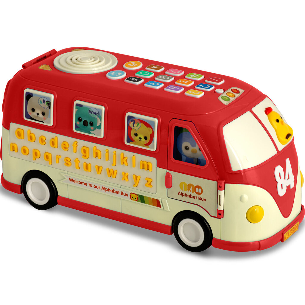 Lelu Bus Ricokids, RK-741, punainen hinta ja tiedot | Vauvan lelut | hobbyhall.fi