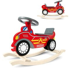 Puinen keinuva paloauto Ricokids, 785001 hinta ja tiedot | Vauvan lelut | hobbyhall.fi