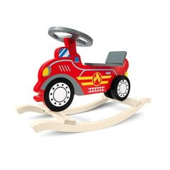 Puinen keinuva paloauto Ricokids, 785001 hinta ja tiedot | Vauvan lelut | hobbyhall.fi