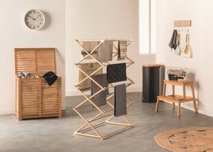 55 Simple Smart vapaasti seisova pyykkikori, 100l, ruskea hinta ja tiedot | Kylpyhuoneen sisustus | hobbyhall.fi