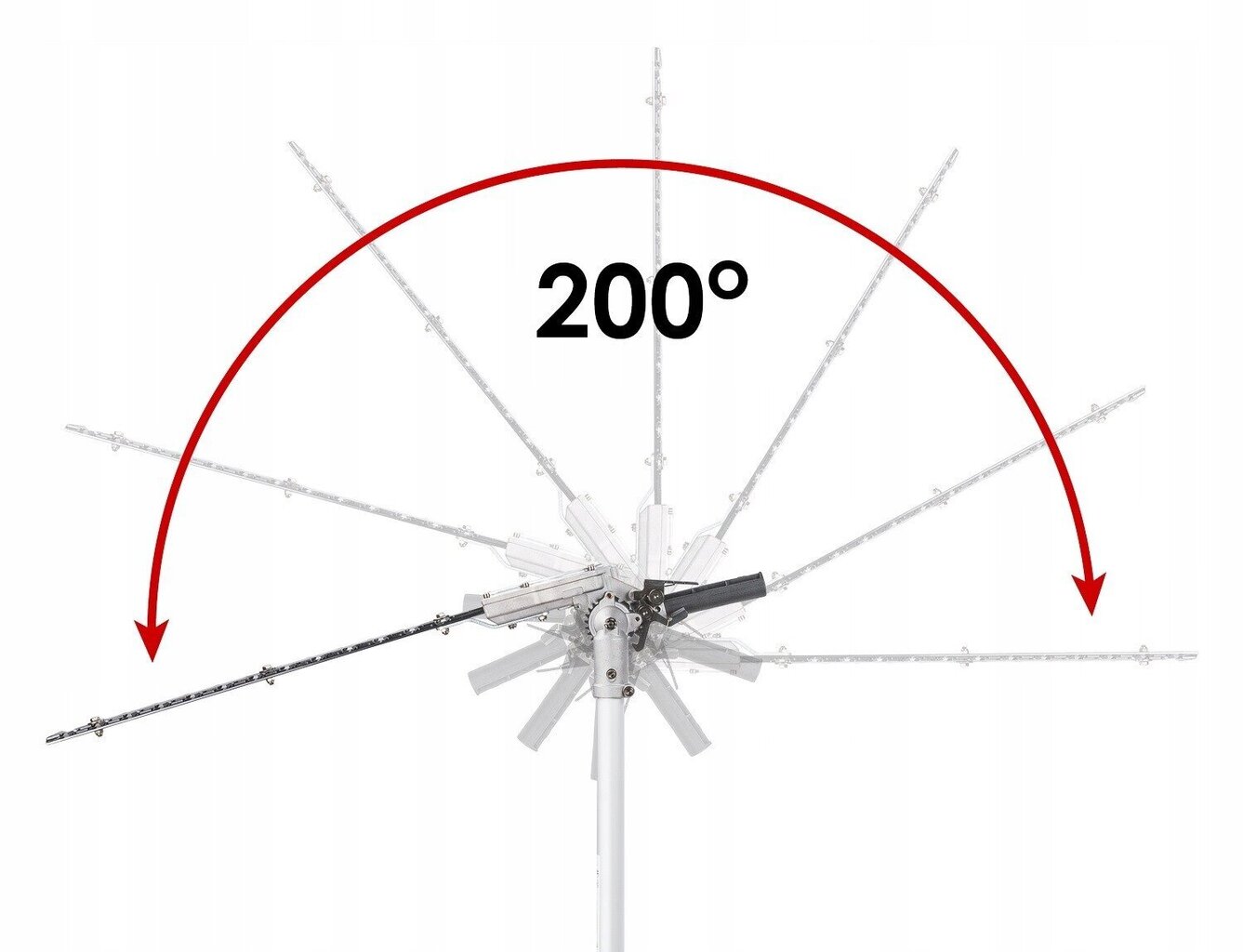 Sähköinen pensasleikkuri puomilla, Powermat PM-NEW-1200S 40cm hinta ja tiedot | Pensasleikkurit | hobbyhall.fi