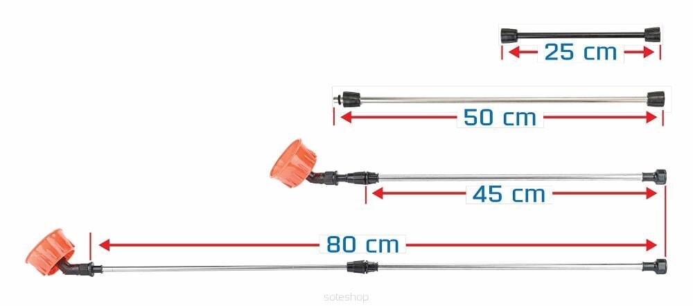 Akkuruisku varusteineen Powermat 16L hinta ja tiedot | Puutarhaletkut, kastelukannut ja muut kastelutarvikkeet | hobbyhall.fi