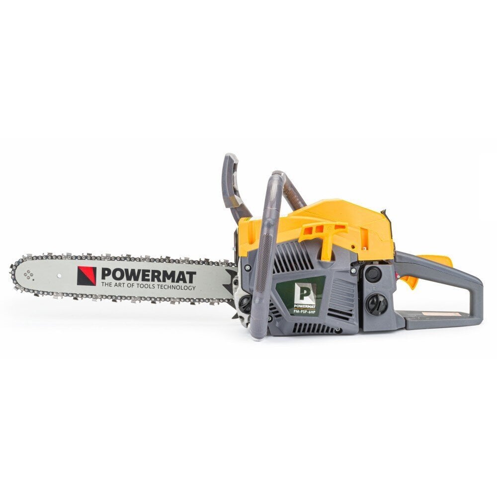 Bensiinimoottorisaha 16"-18", Powermat 4,5kW/6HP hinta ja tiedot | Moottorisahat | hobbyhall.fi